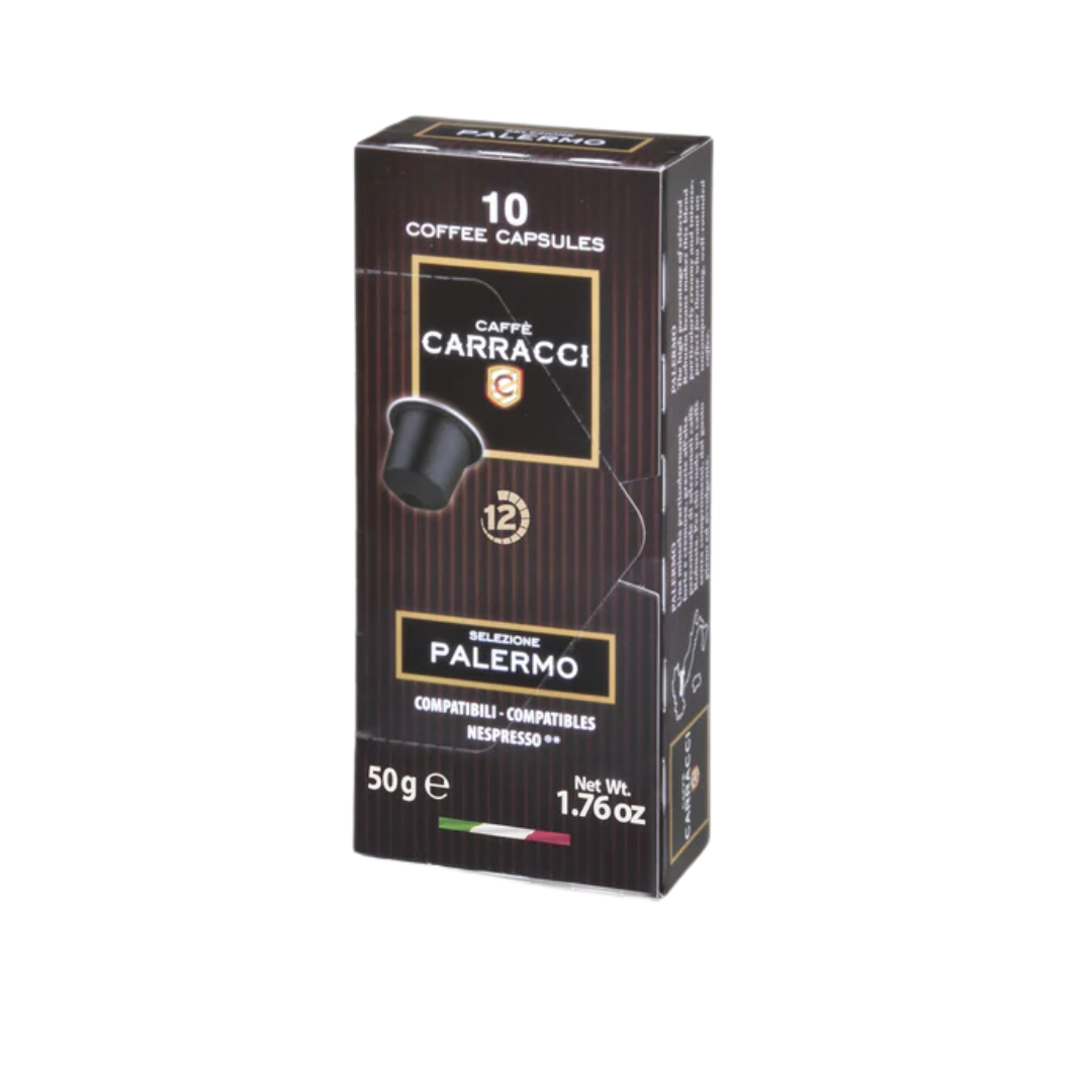 Cápsulas de Café Palermo para Nespresso Carracci 10 un