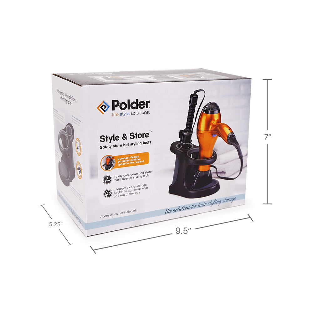 Base Hair Style Station Black Polder 1 un