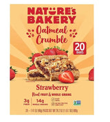 Barrita Crumble de Avena Frutilla Nature's Bakery 20 x 40 g