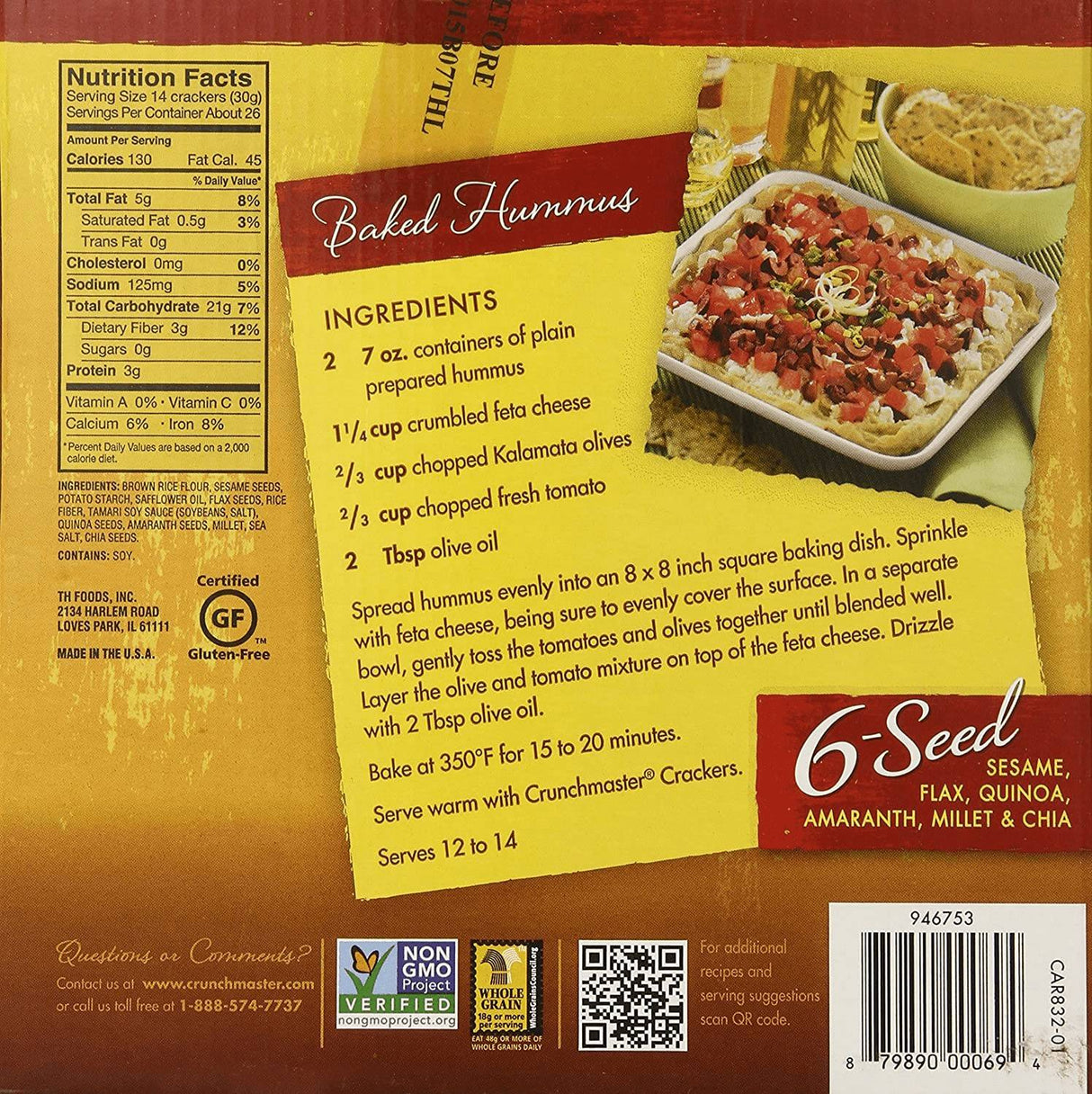 Galletas Multigrano Crunchmaster 794 g