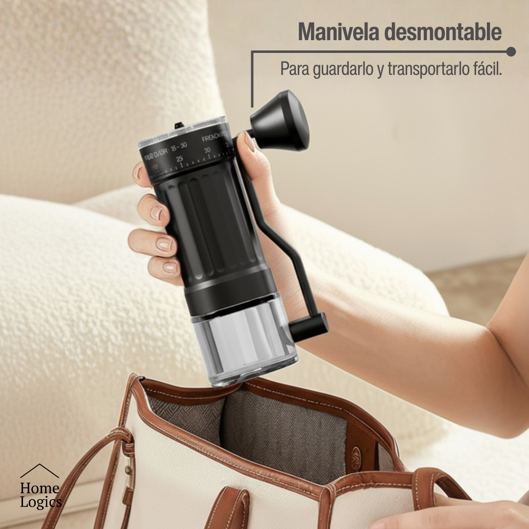 Molinillo Manual de Café con Grosor Regulable Home Logics 1 un
