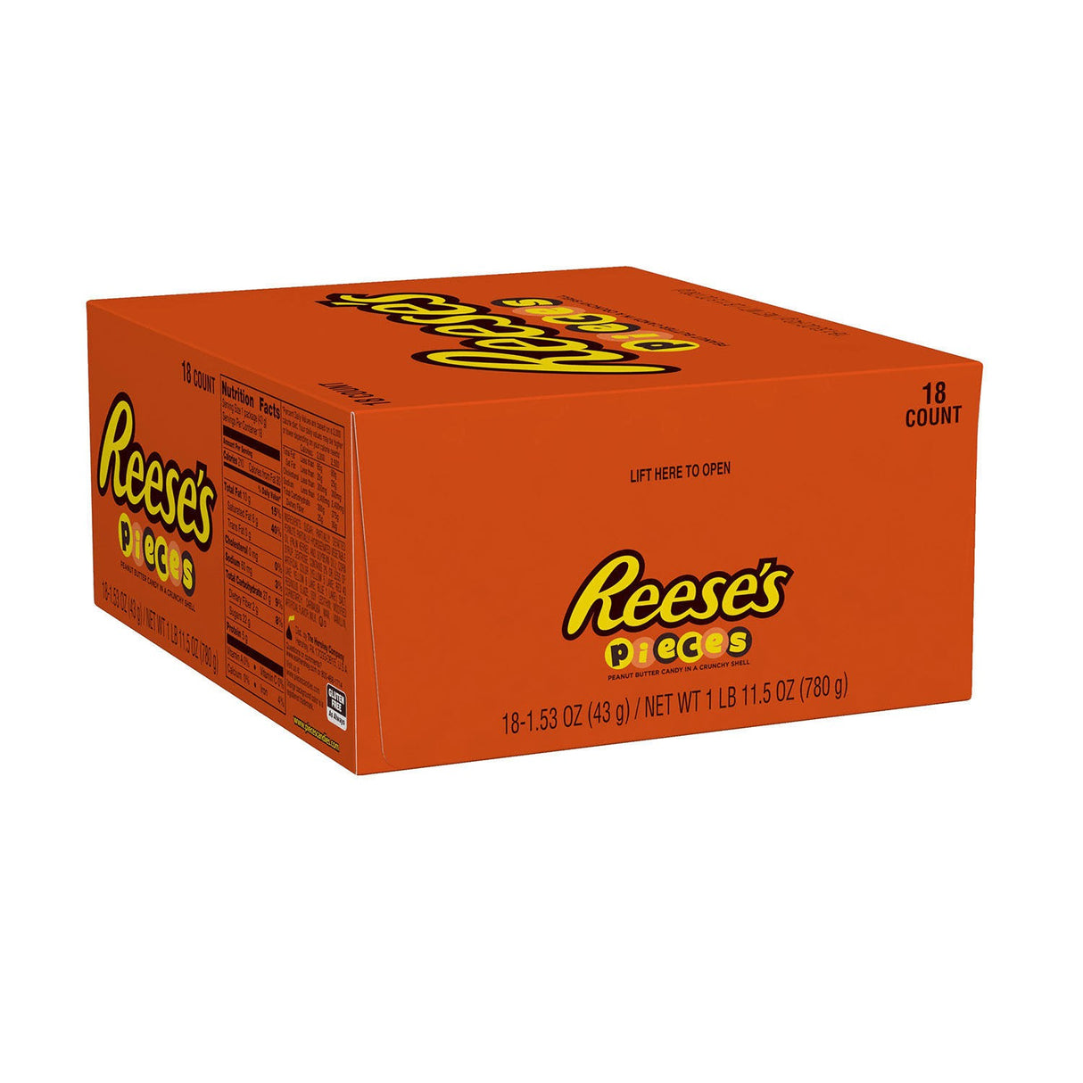 Chocolate Reese's Pieces Reese's 18 un x 43 g