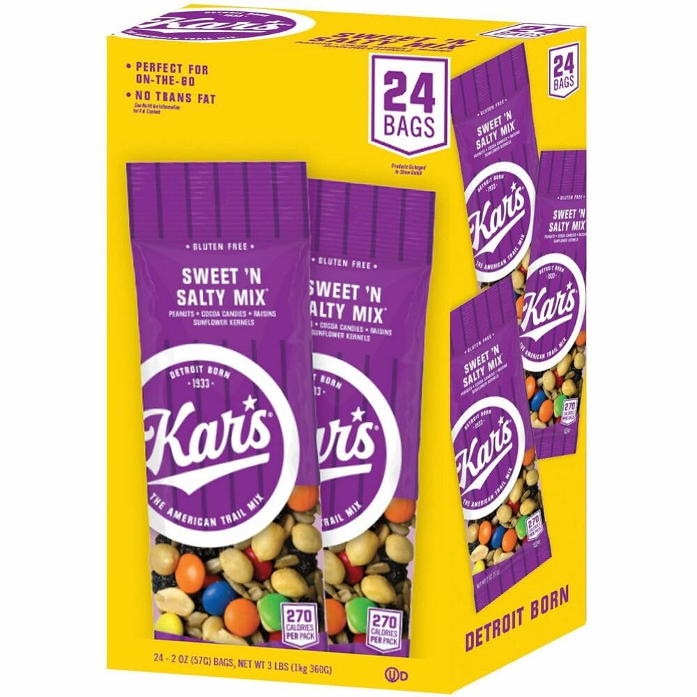 Trail Mix Dulce y Salado Kar's 24 un x 57 g