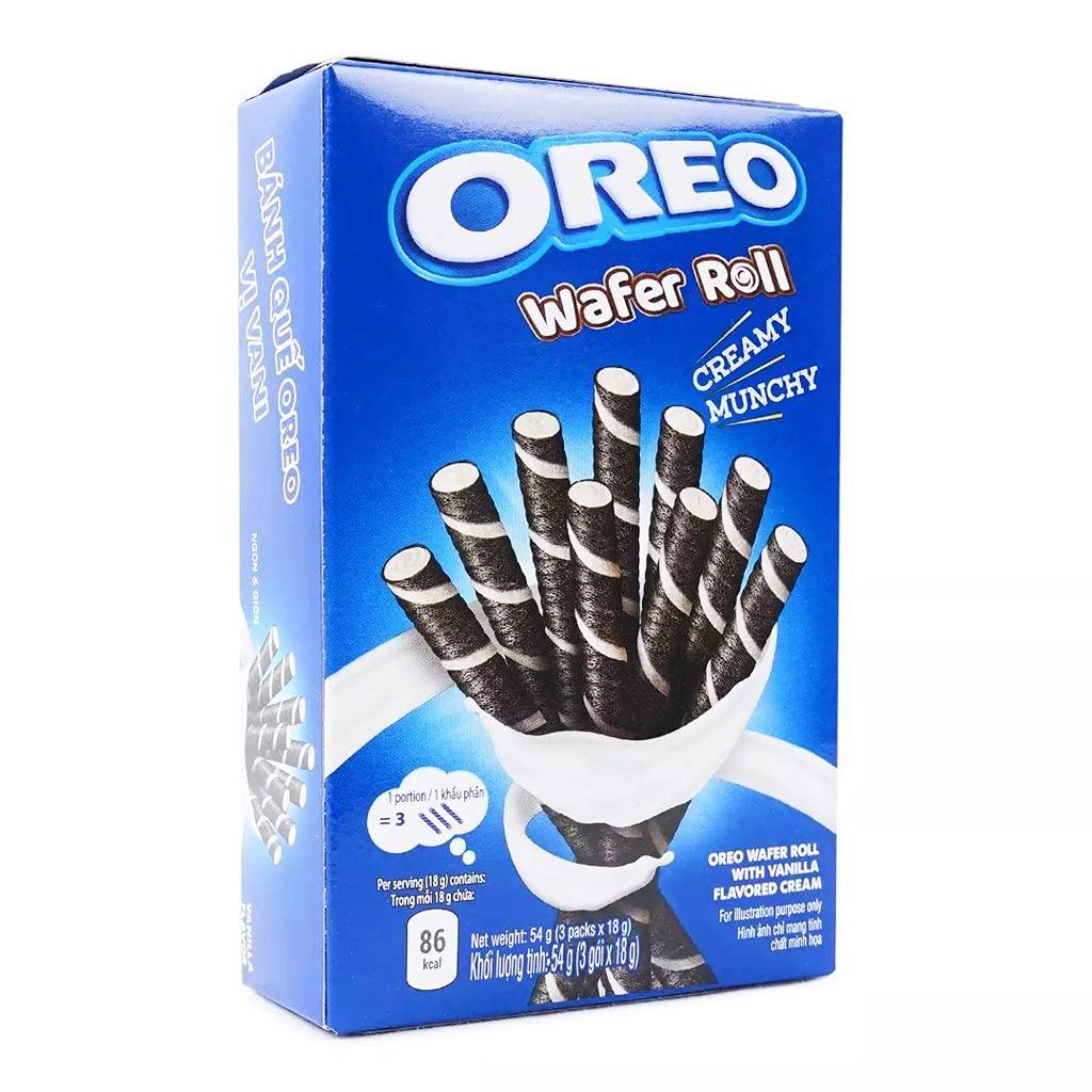 Oblea Rollito Vainilla Oreo 54 g