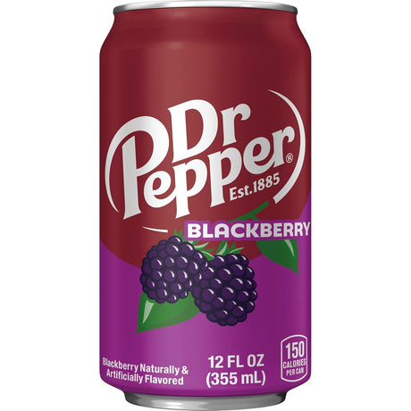 Bebida Blackberry Lata Dr. Pepper 12 x 355 ml