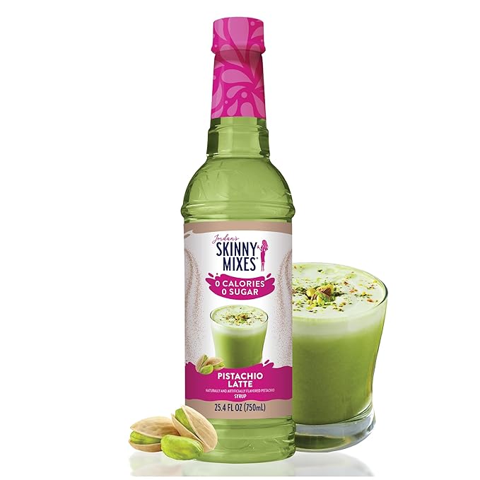 Syrup Pistachio Latte sin Azúcar Skinny Mixes 750 ml