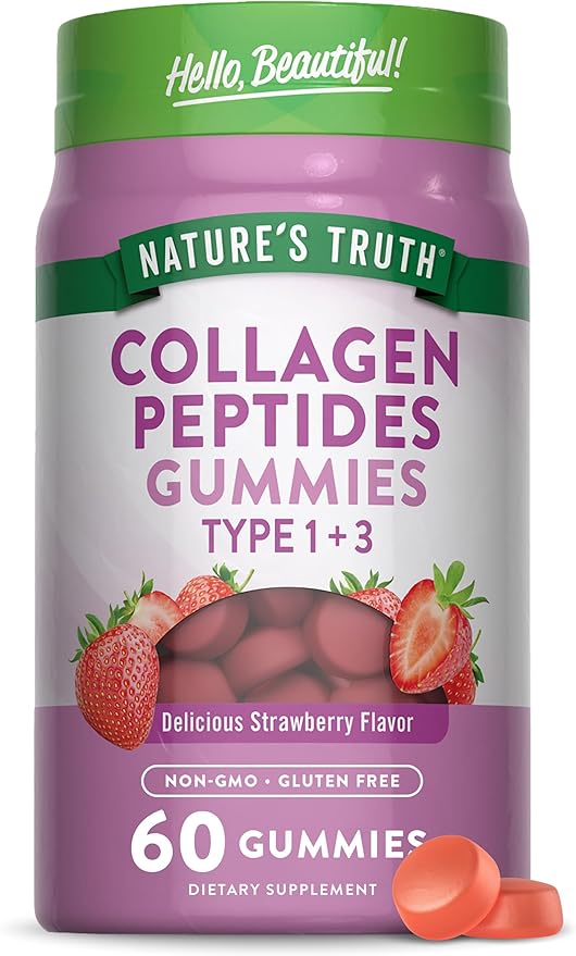 Colágeno 1 & 3 Sabor Frutilla 60 gm Nature's Truth 60 un