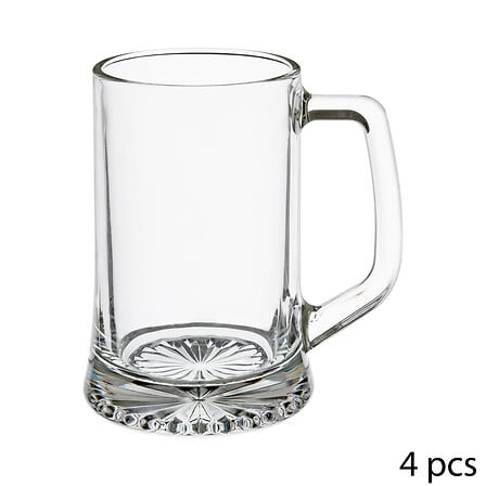 Set Vasos Cerveceros Mug Vidrio SG 4 un
