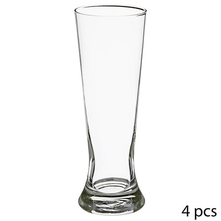 Set 4 Vasos Cerveceros Pilsner Vidrio SG 1 un