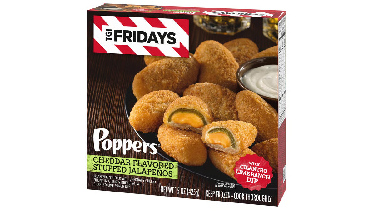 Jalapeños Rellenos Queso Cheddar Poppers TGI Fridays 425 g