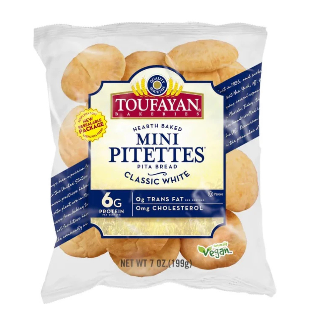 Pan Pitettes Blanco Mini Toufayan 199 g
