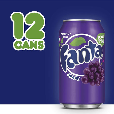Bebidas Uva Lata Fanta 12 x 355 ml