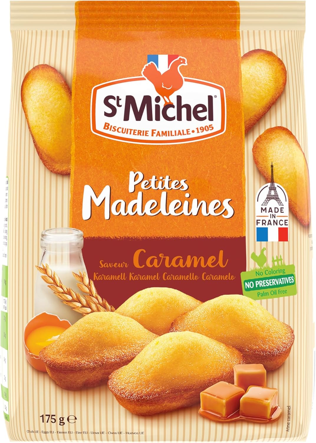 Galletas Petites Madeleines Caramelo St Michel 175 g