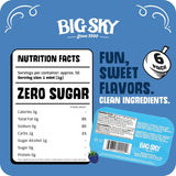 Mentas Blue Raspberry Big Sky 6 x 30 g