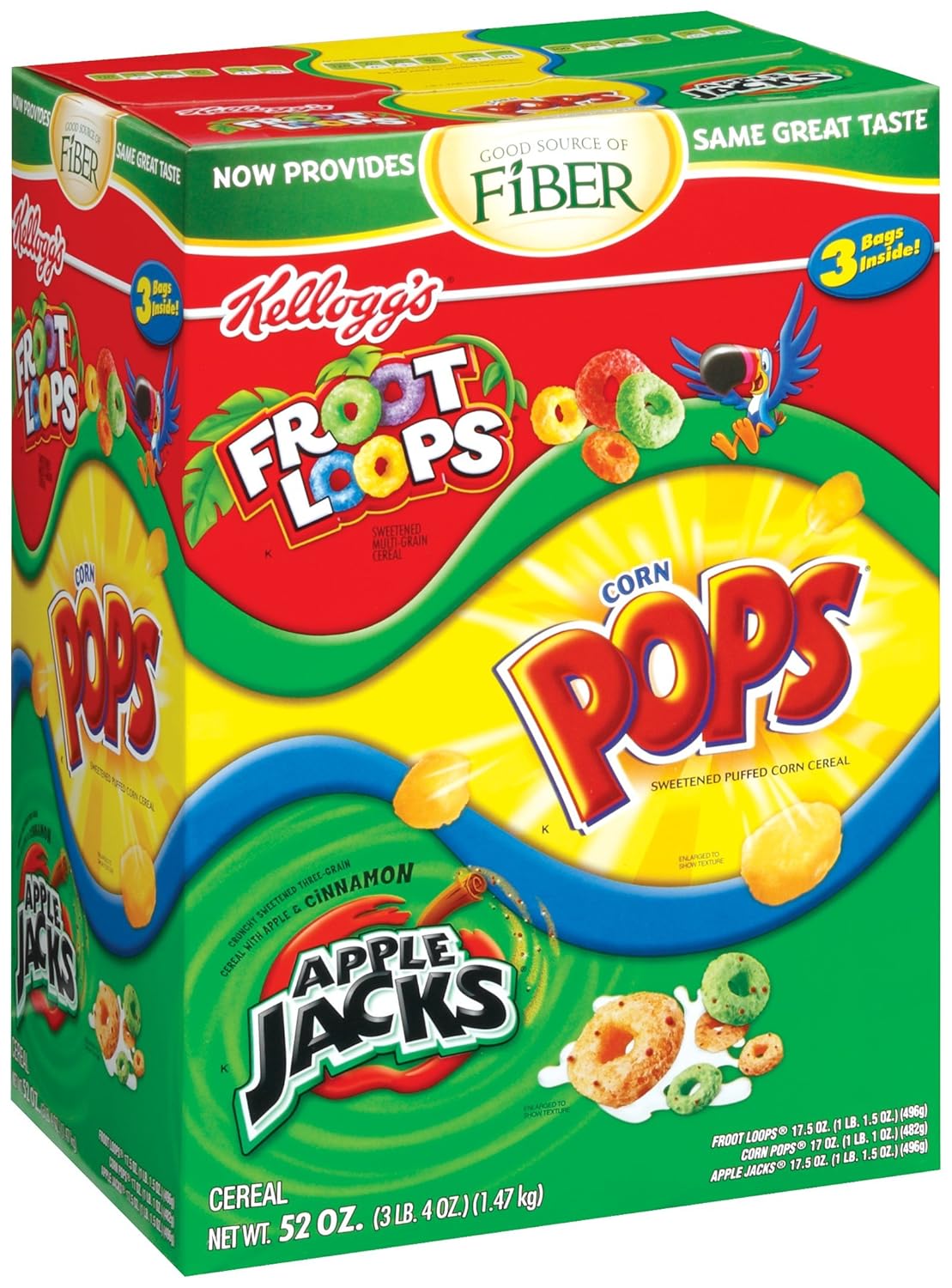 Cereal Tri Fun Variedades Kellogg's 1.474 kg