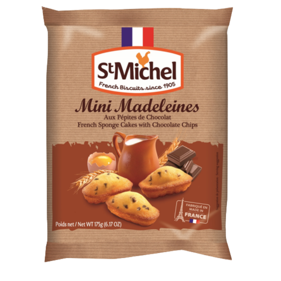 Galletas Petites Madeleines Chocolate St Michel 175 g