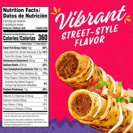 Taquitos Carne Delimex 566 g