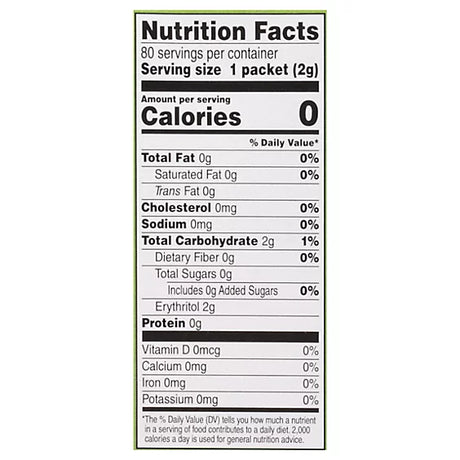 Endulzante Stevia Zero Signature Select 80 un