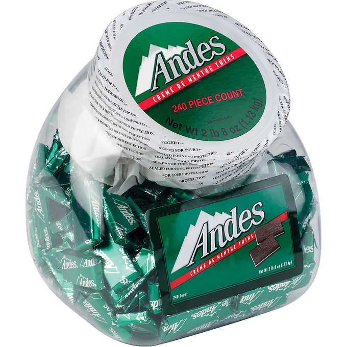 Chocolates Rellenos de Menta Andes 1.13 kg