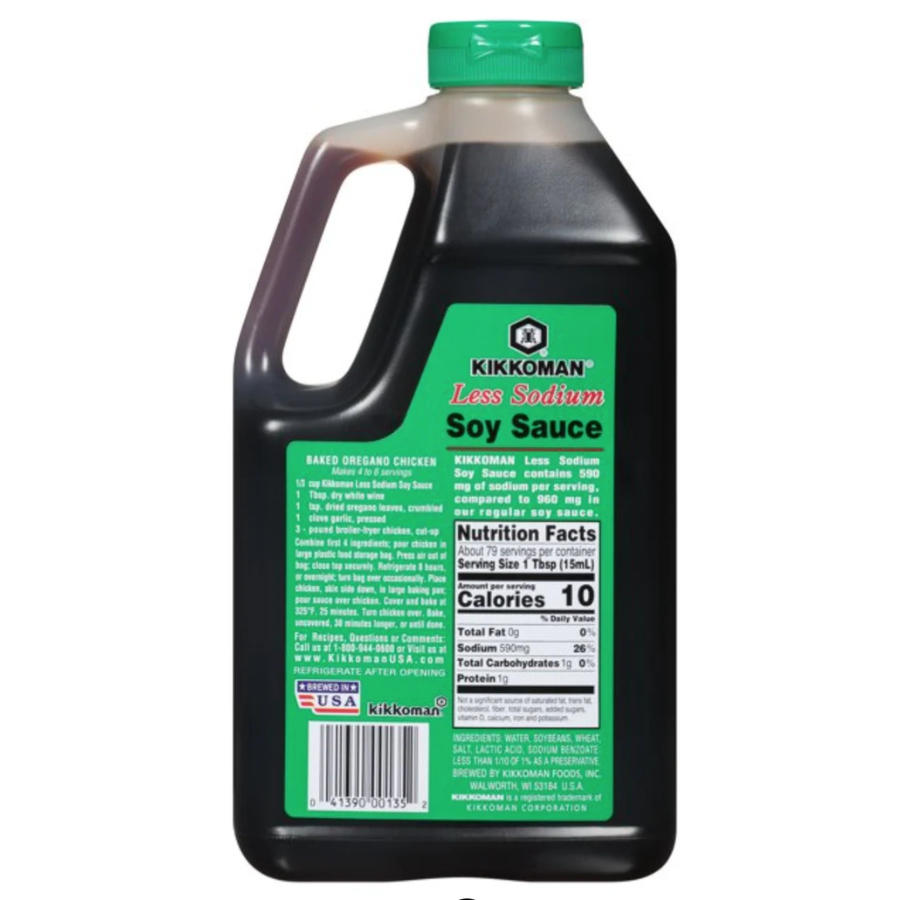 Salsa de Soya Baja en Sodio Kikkoman 1.2 L