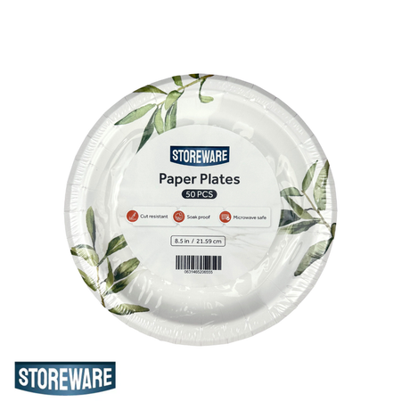 Platos de Papel 21 cm 50 un Storeware 1 un