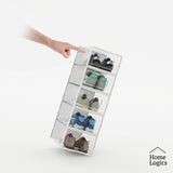 Set 4 Cajas Organizadoras de Zapatos Home Logics 1 un