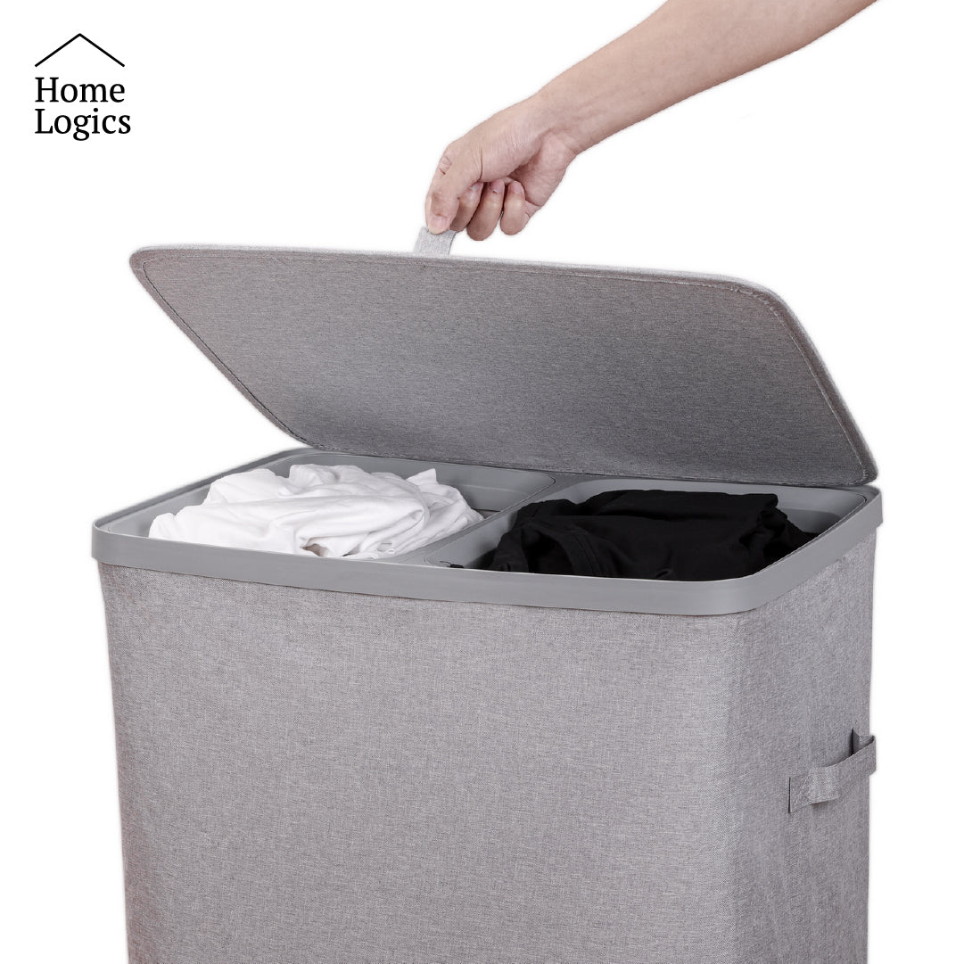 Canasto Ropa Sucia con Separación Home Logics 1 un