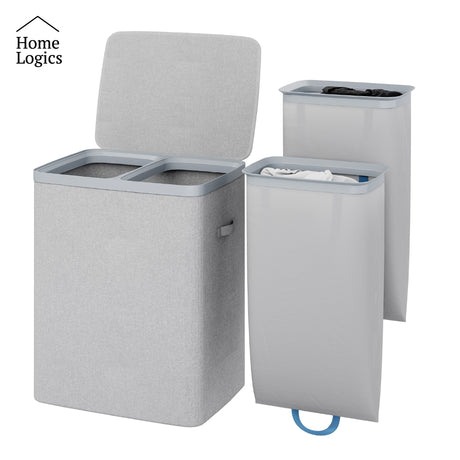 Canasto Ropa Sucia con Separación Home Logics 1 un