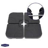 Set Quitasol de Terraza Cuadrado Santorini 3M Canberra 1 un con Base Plástica