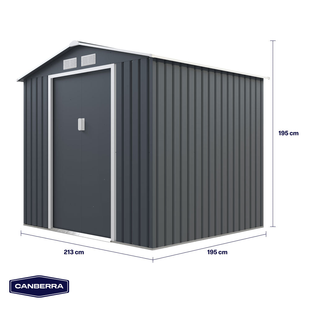 Bodega Jardín Exteriores Gray B 213 x 195 x 195 cm Canberra 1 un