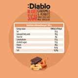 Galletas Chocolate Centro Caramelo Maní sin Azúcar :Diablo 100 g