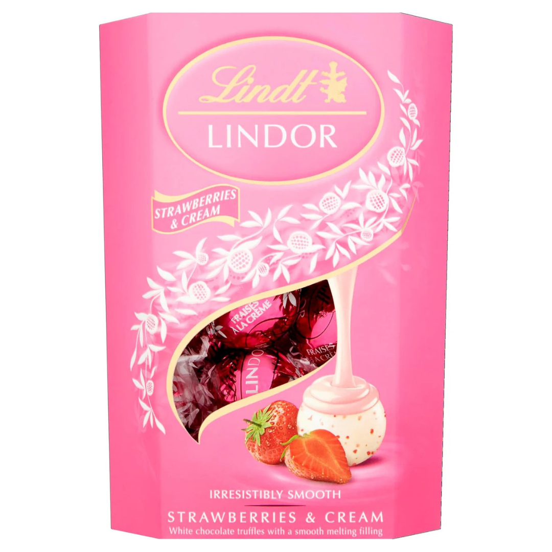 Chocolate Trufas Frutillas Crema Lindt 200 g