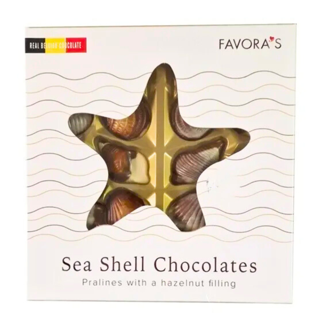 Chocolates Sea Shell Belgas Favora's 250 g