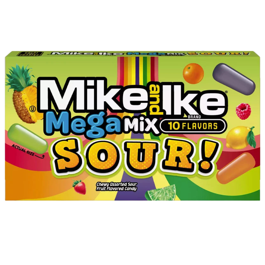 Masticables Mega Mix Ácido Theater Mike and Ike 120 g