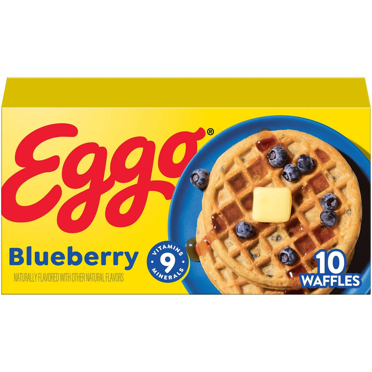 Waffles Eggo Congelados Arándanos Kellogg's 349 g