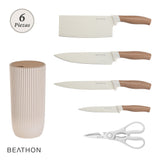 Set 6 Cuchillos con Block Beathon