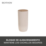 Set 6 Cuchillos con Block Beathon