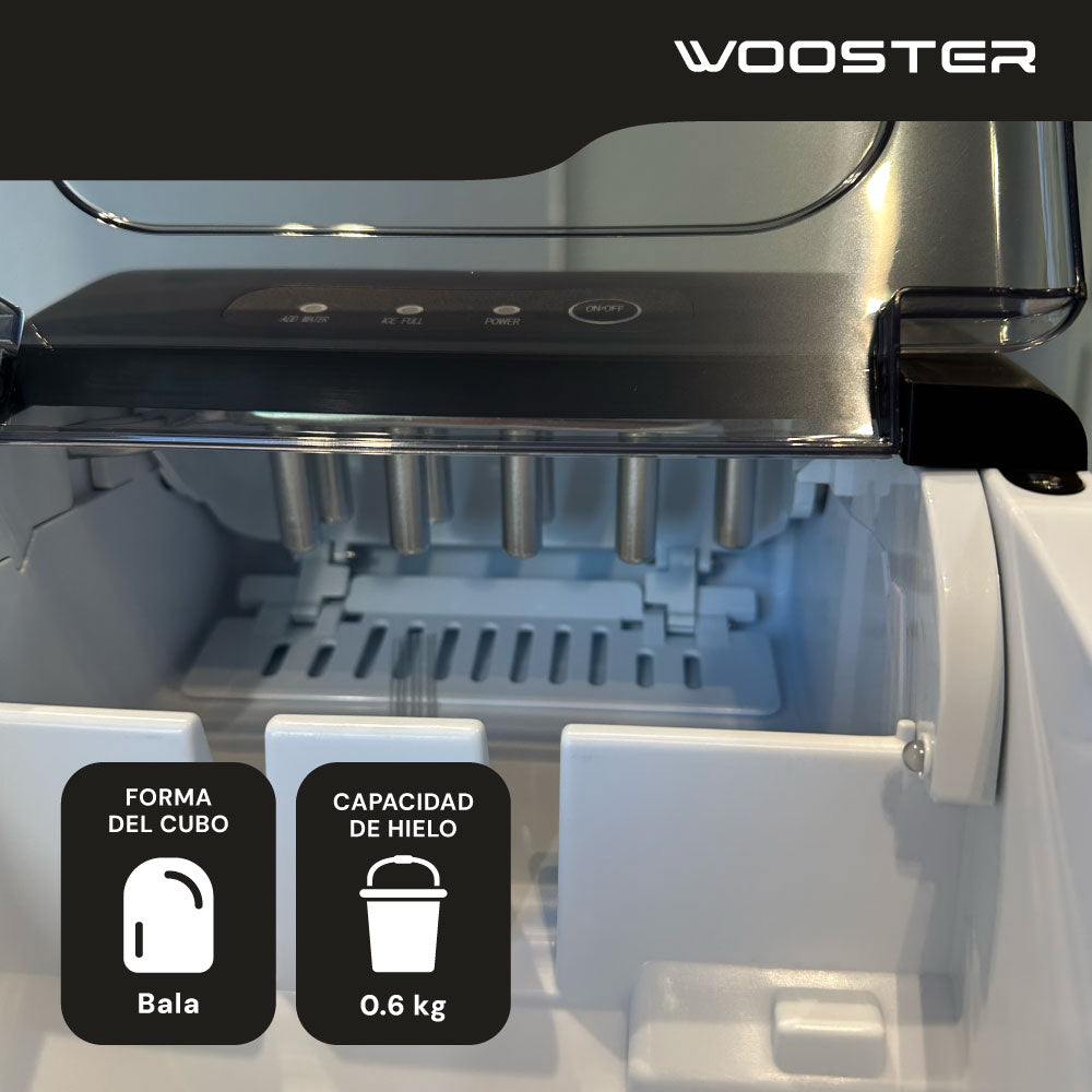 Máquina para hacer Hielo con Canasto Wooster 1 un