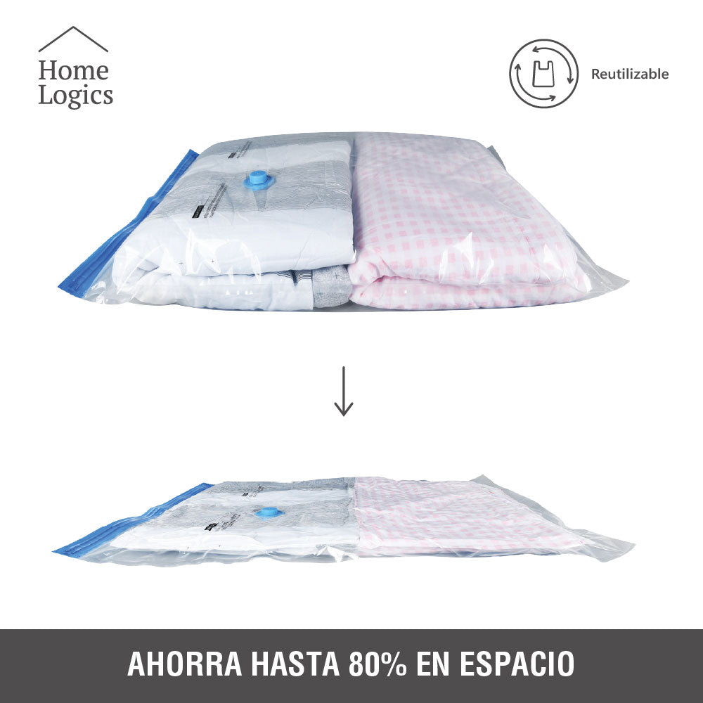 Set 16 Bolsas Almacenaje al Vacío Home Logics 1 un