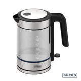 Hervidor Eléctrico Vidrio Blue Led 1,7 L Bhern 1 un
