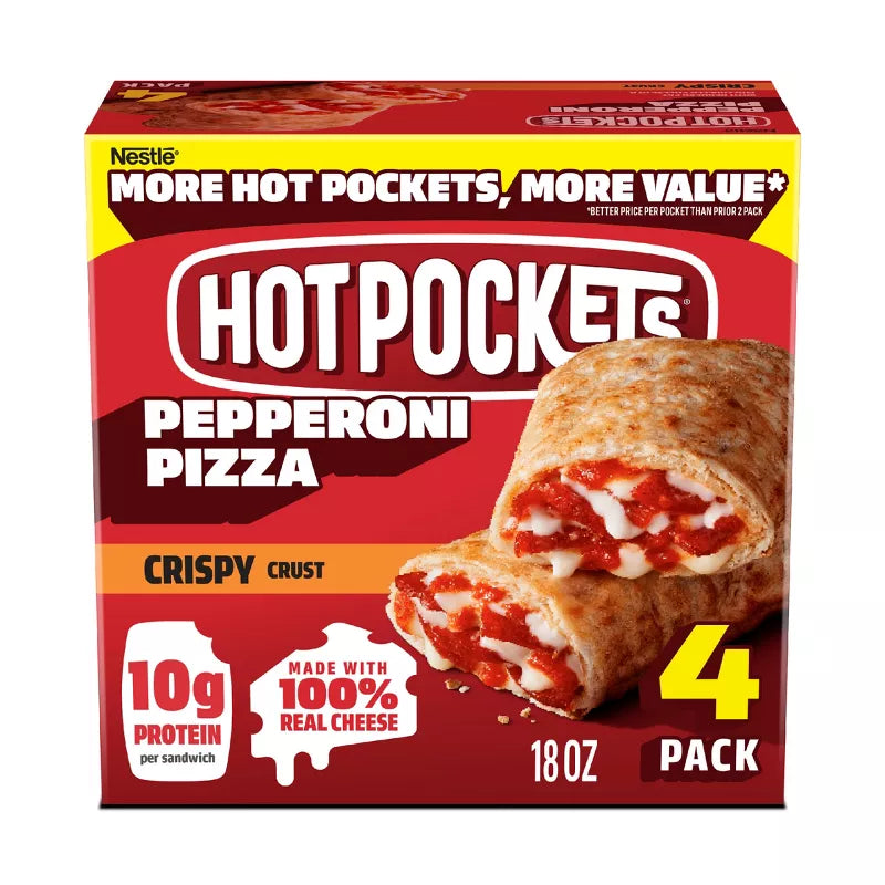 HotPocket Crispy Crust Pizza Pepperoni Nestle 510 g