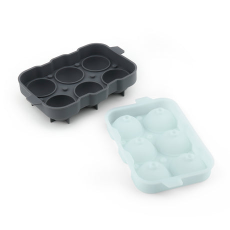 Molde 6 Esferas Hielo Silicona Home Logics 1 un