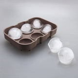 Molde 6 Esferas Hielo Silicona Home Logics 1 un