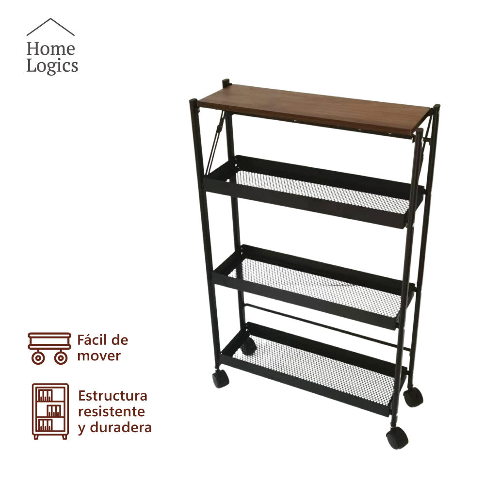 Carrito Multifuncional 3 Niveles con Ruedas Home Logics 1 un