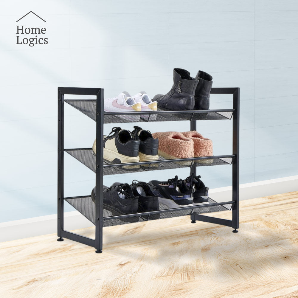Rack Organizador Zapatos 3 Niveles Black Home Logics 1 un