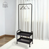 Rack Organizador Ropa 2 Niveles Black Home Logics 1 un