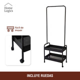 Rack Organizador Ropa 2 Niveles Black Home Logics 1 un
