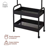 Rack Organizador Ropa 2 Niveles Black Home Logics 1 un