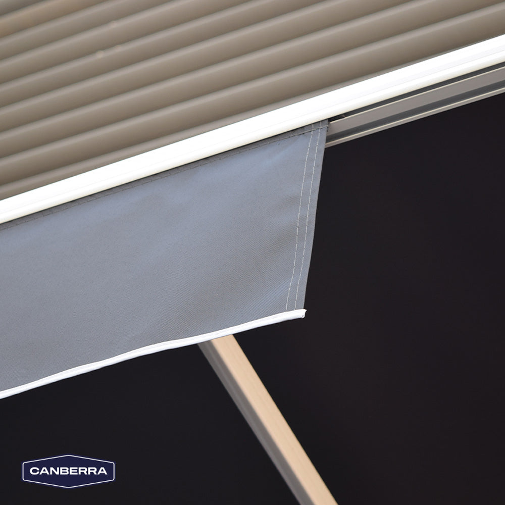 Toldo Retráctil 4 x 2.5 m Gray Canberra