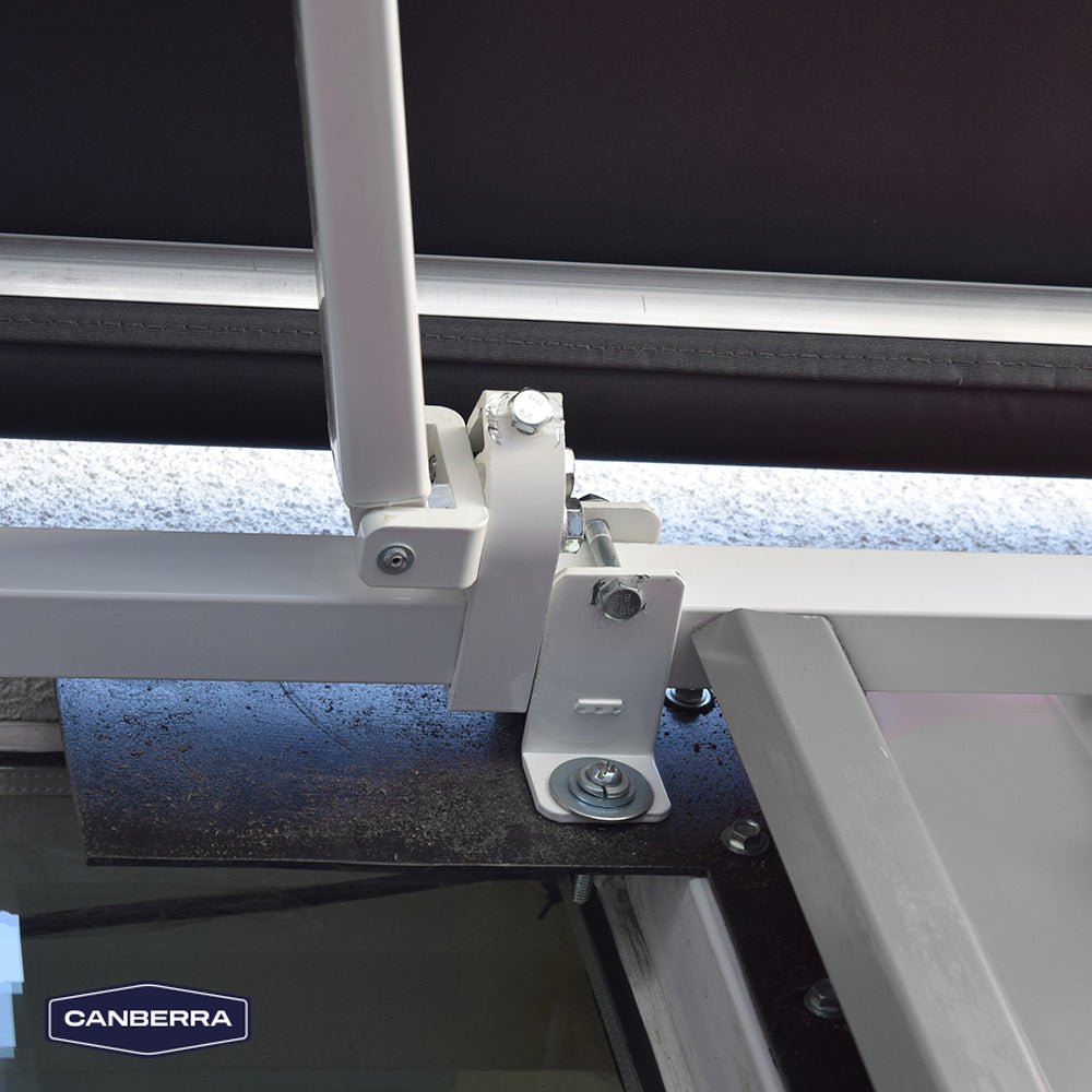 Toldo Retráctil 4 x 2.5 m Gray Canberra